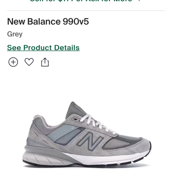 BRAND NEW NEW BALANCE 990 V5 - Picture 4 of 15